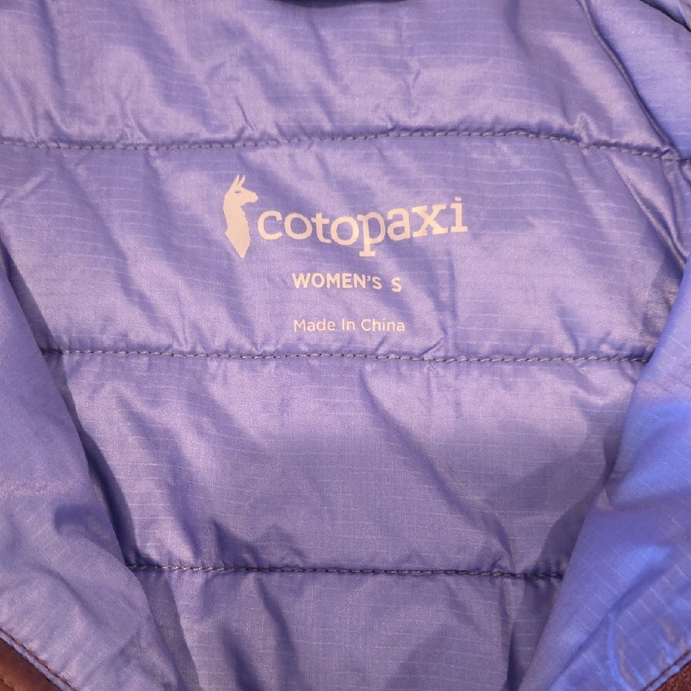 Cotopaxi Maroon Quilted Womens Jacket - Picture 7 of 7